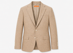 Tailored Linen Blend Blazer – Sand