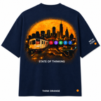 Signature Tee New York State of Thinking - Navy Blue