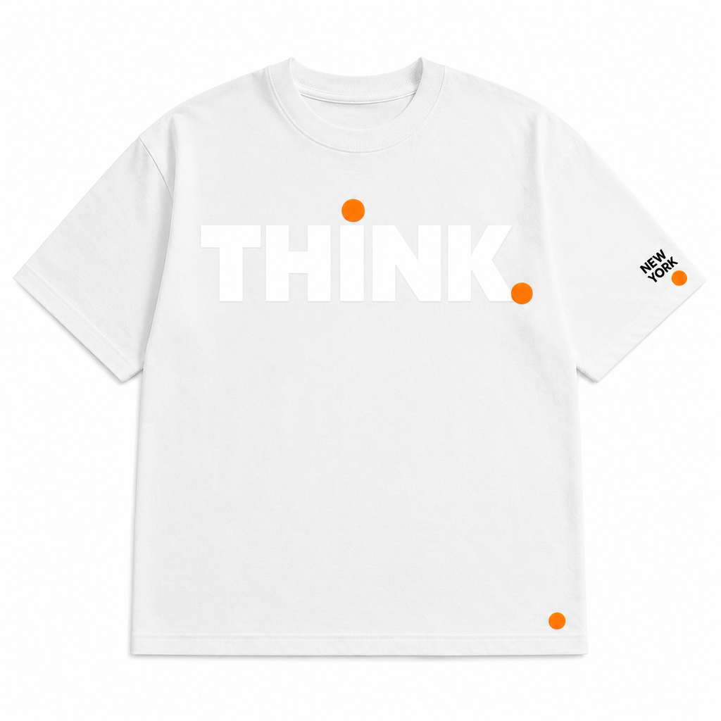 Signature Tee New York State of Thinking - Ecru White
