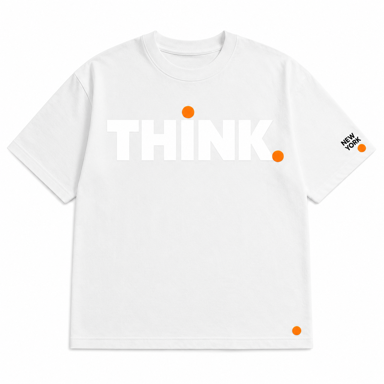 Signature Tee New York State of Thinking - Ecru White