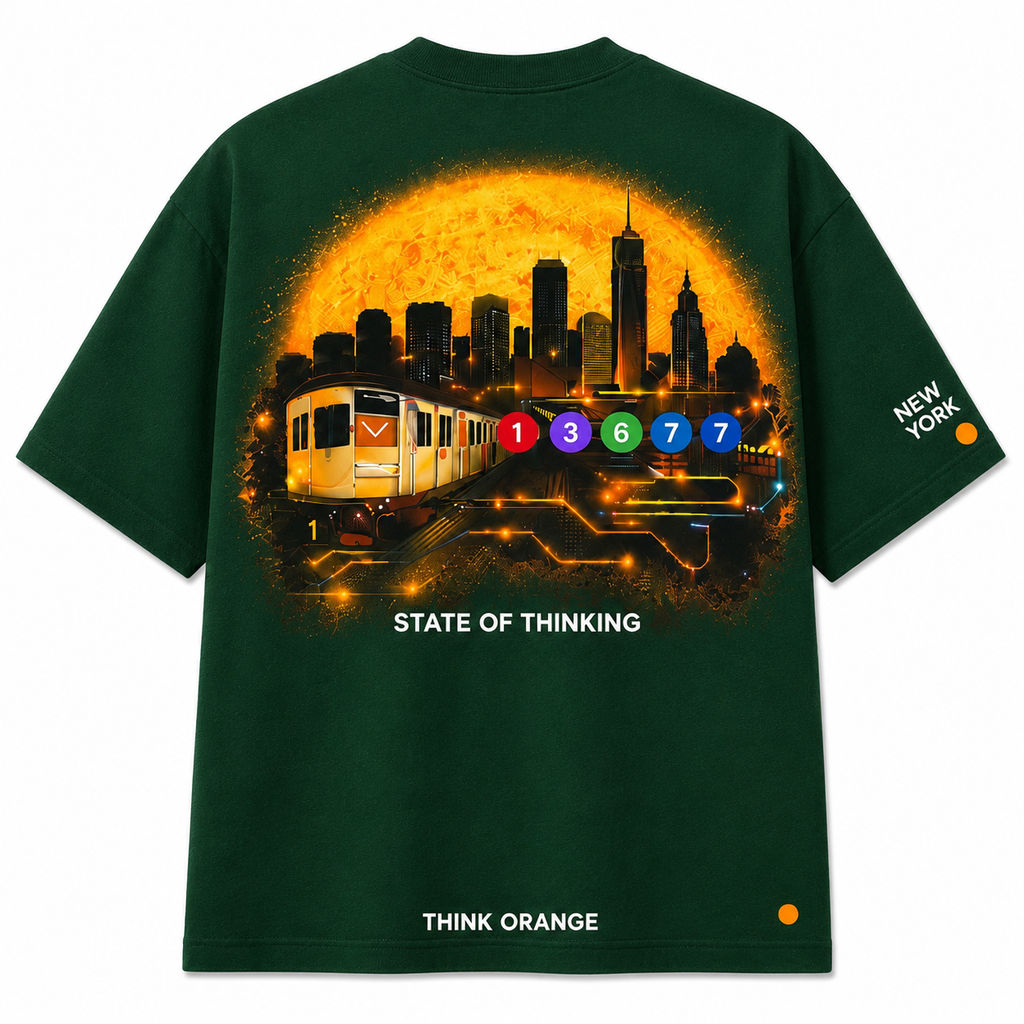 Signature Tee New York State of Thinking - Dark Green