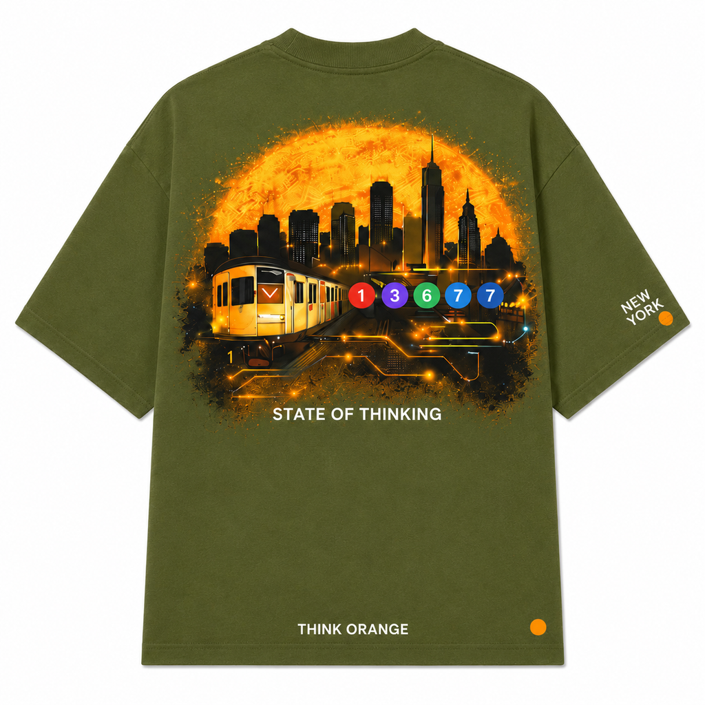 Signature Tee  New York State of Thinking - Khaki
