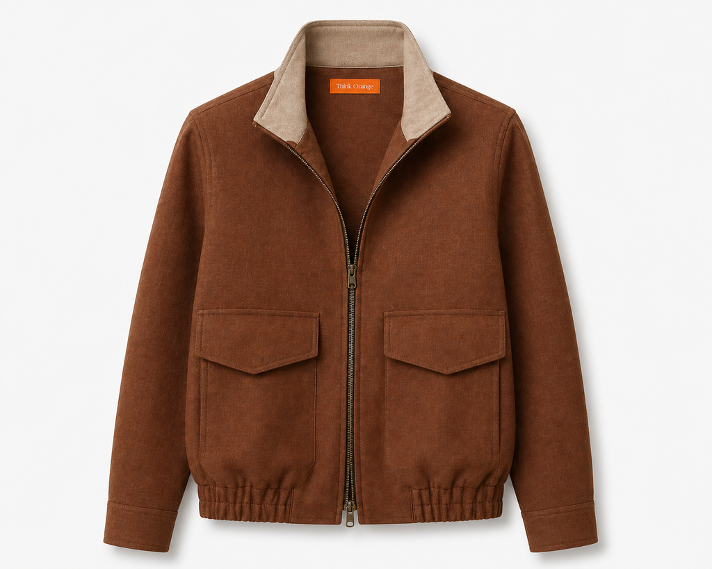 Zip Utility Jacket – Brown