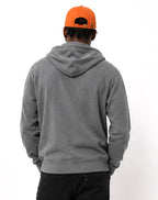 Fine Knit Zip Hoodie – Grey