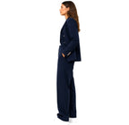 Double-Breasted Tailored Blazer – Navy