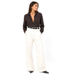 Dark Brown Sheer Shirt
