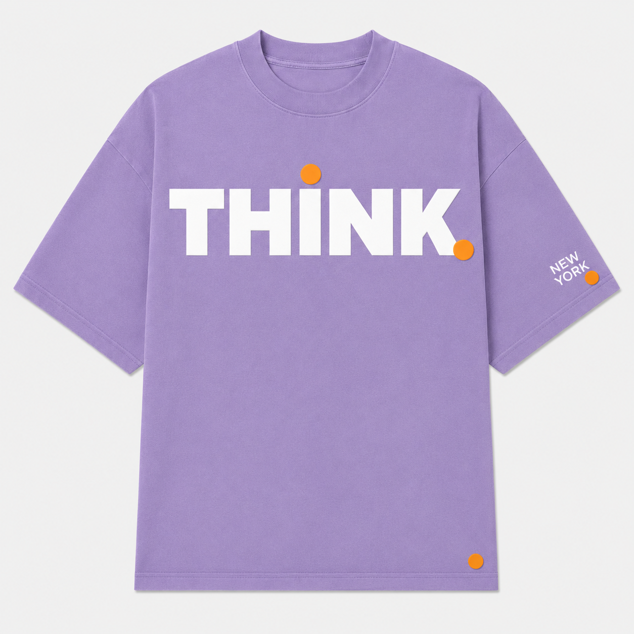 Signature Tee New York State of Thinking - Purple Lavender