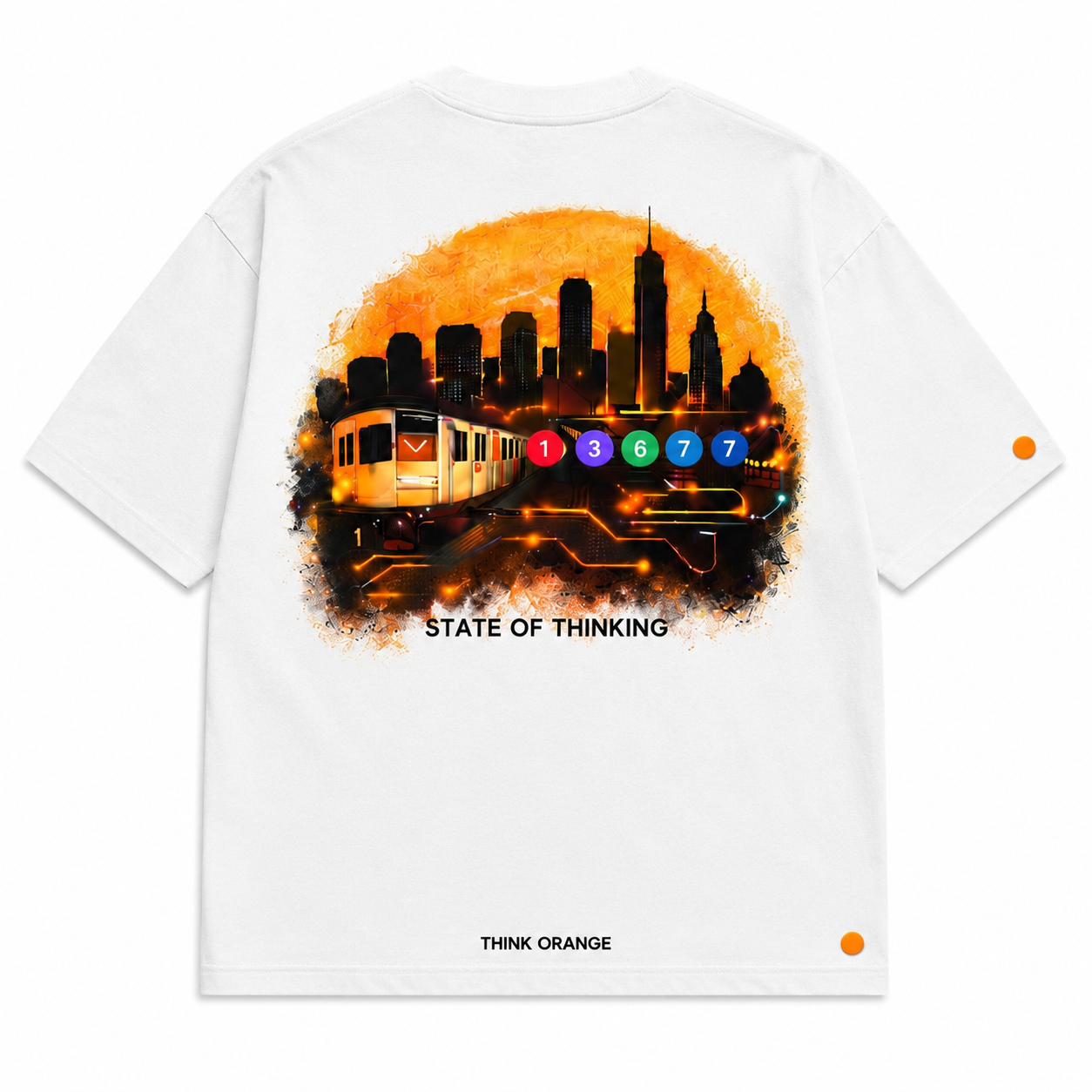 Signature Tee New York State of Thinking - Ecru White