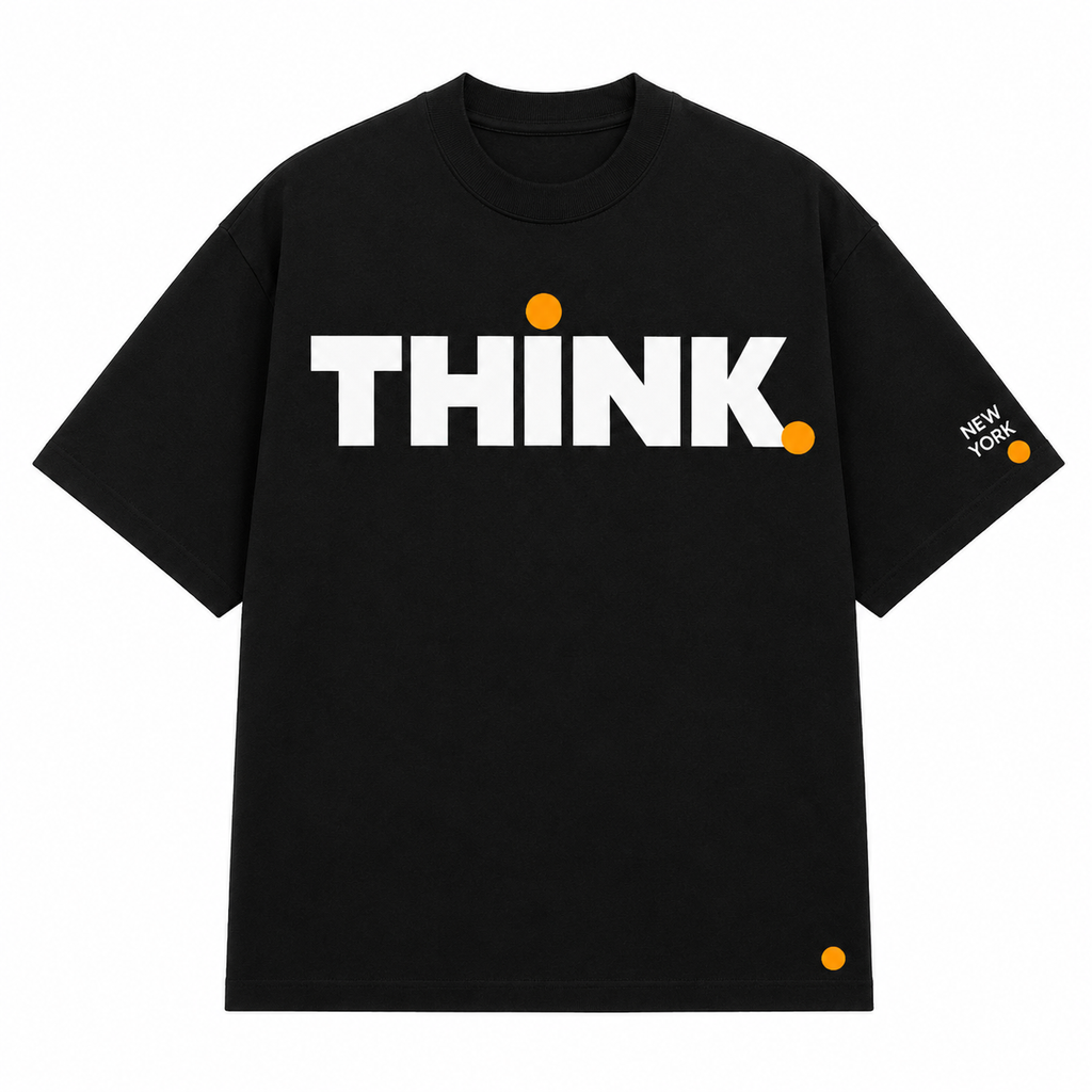 Signature Tee -  New York State of Thinking - Black