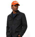 Tailored Utility Blazer Jacket – Navy