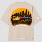 Signature Tee New York State of Thinking - Light Beige