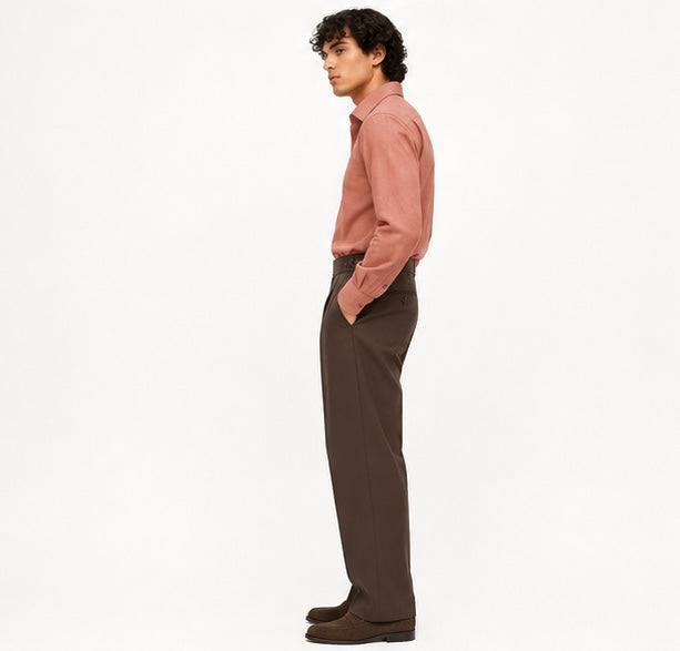 Terracotta Linen Shirt