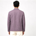 Tailored Utility Jacket – Plum