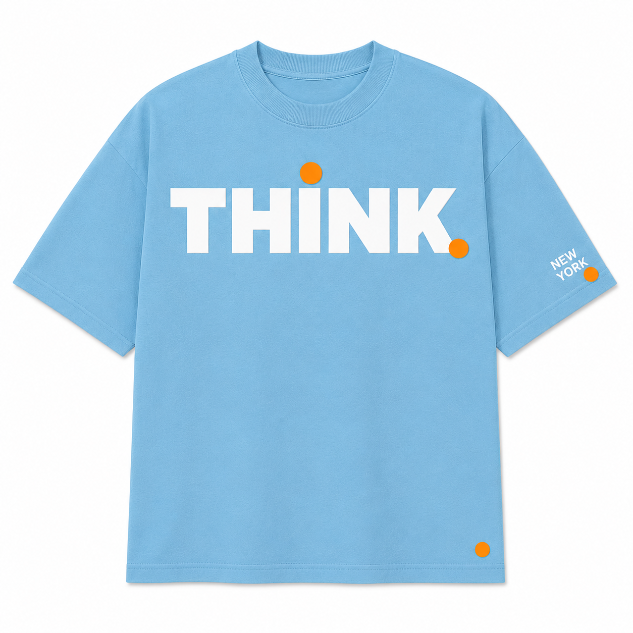 Signature Tee  New York State of Thinking - Light Blue