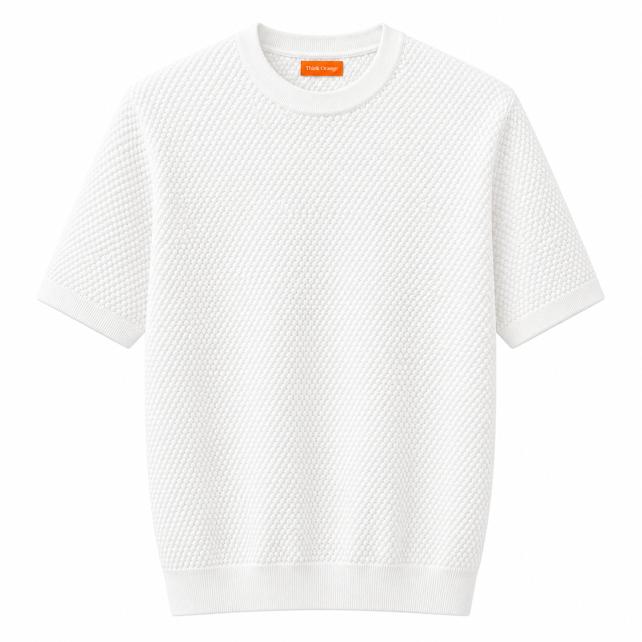 Textured Knit T-Shirt