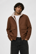 Zip Utility Jacket – Brown