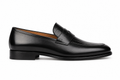 Black Leather Penny Loafers
