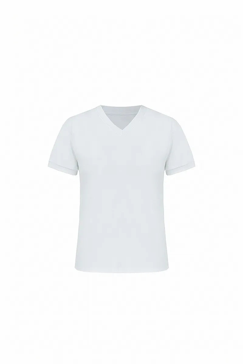 V-Neck T-Shirt - White