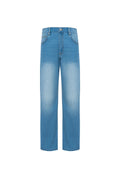 Light Wash Wide-Leg Jeans