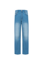 Light Wash Wide-Leg Jeans