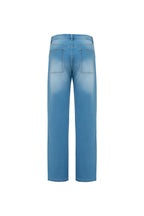Light Wash Wide-Leg Jeans