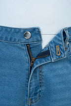 Light Wash Wide-Leg Jeans