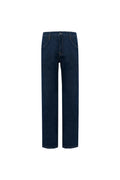 Straight-Leg Dark Wash Jeans