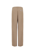 Relaxed Tailored Wide-Leg Drawstring Trouser – Camel