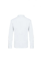 Men’s Long-Sleeve Polo Shirt – White