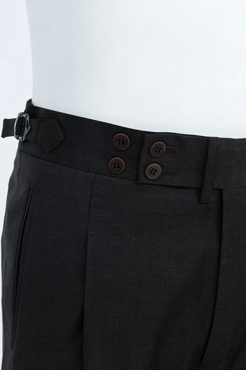 Tuxedo Trousers - Black