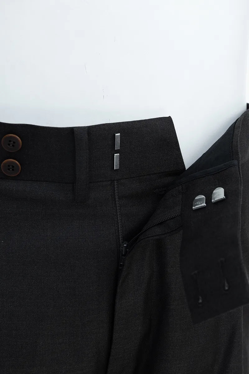 Tuxedo Trousers - Black