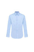 Light Blue Classic Point-Collar Dress Shirt