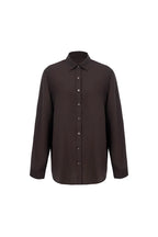 Dark Brown Sheer Shirt