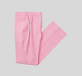Loose-Fit Straight-Leg Trousers in Pink