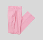 Loose-Fit Straight-Leg Trousers in Pink
