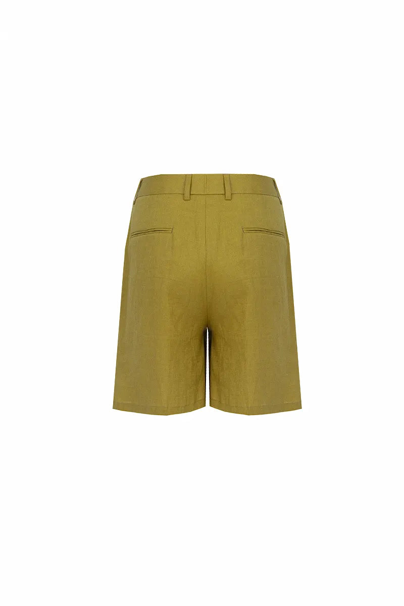 Linen Tailored Shorts