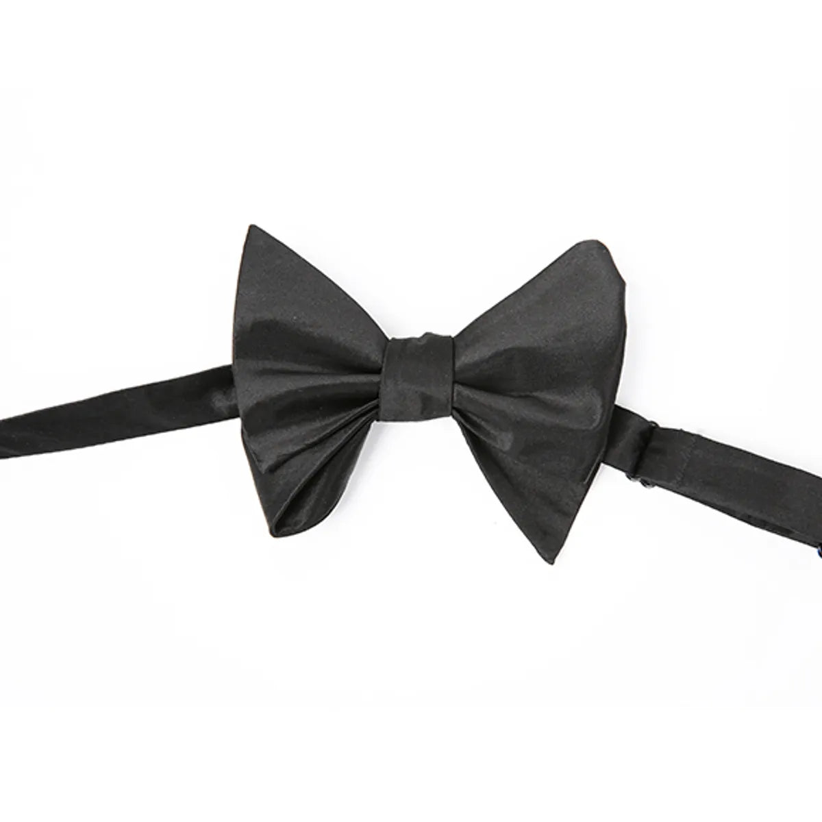 Classic Black Satin Bow Tie