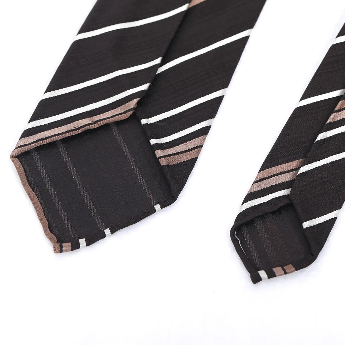 Black Stripe 100% Silk Tie