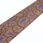 Paisley Silk Tie – Brown