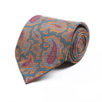Paisley Silk Tie – Blue