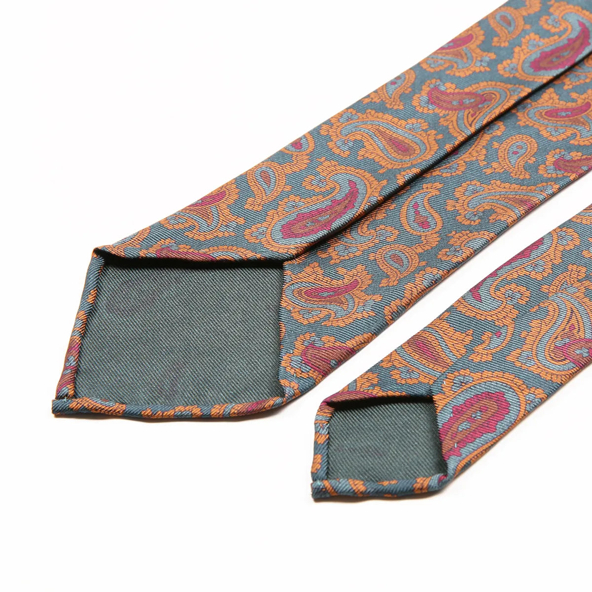 Paisley Silk Tie – Blue