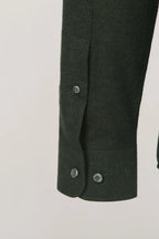 Cotton Wool Shirt – Dark Green