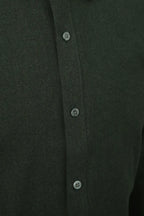 Cotton Wool Shirt – Dark Green